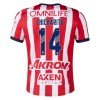 Camiseta de fútbol CD Guadalajara Chicharito 14 1ª equipación 2024-25 Camiseta de fútbol CD Guadalajara Chicharito 14 1ª equipación 2024-25